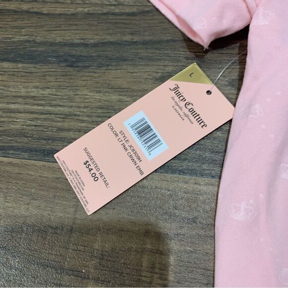 Pink Bling Juicy Couture Pajama Short Set - Picture 4 of 6